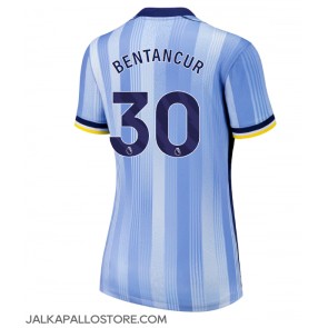 Tottenham Hotspur Rodrigo Bentancur #30 Vieraspaita Naisten 2024-25 Lyhythihainen